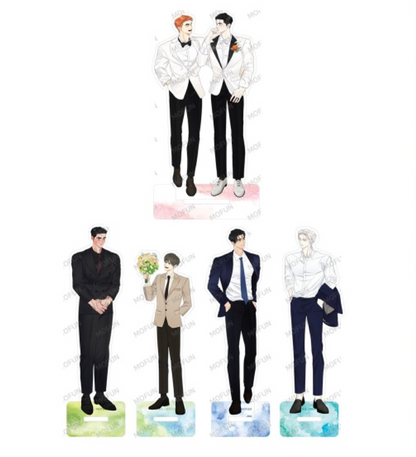 [out of stock][collaboration cafe] Topsy-Turvy : Acrylic Stand, 5 Designs