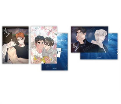 [out of stock][collaboration cafe] Topsy-Turvy : illustration art board set