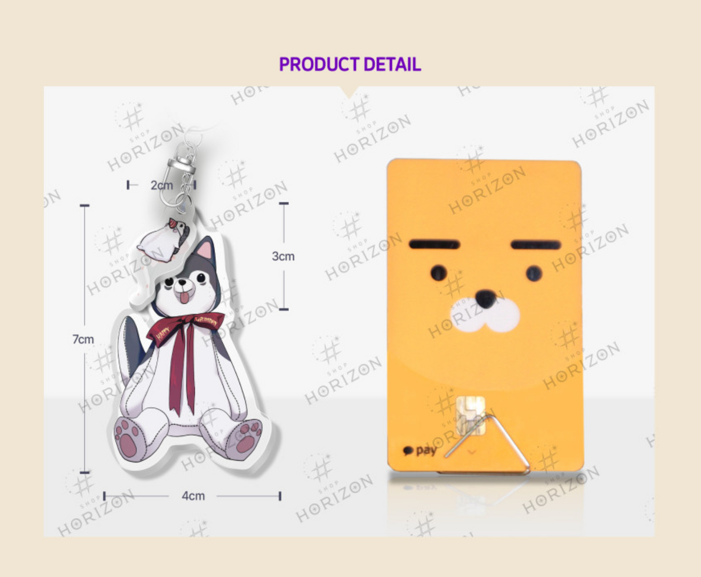 [out of stock] RAINBOW CITY : Happy Birthday to Kwak Soo hwan Acrylic Keyring