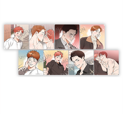 [closed][collaboration cafe] Hook Line and Sinker : 8 coasters set