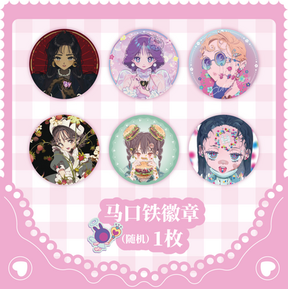 [Pre-order] VIVINOS "Candy Hearts" & "TRIGGER POP" series : Round Badge