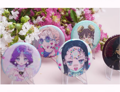 [Pre-order] VIVINOS "Candy Hearts" & "TRIGGER POP" series : Round Badge