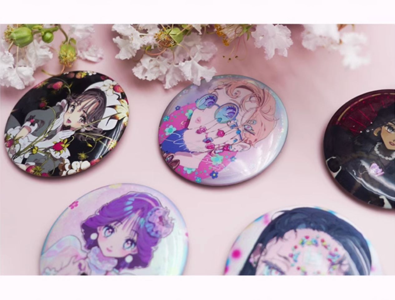 [Pre-order] VIVINOS "Candy Hearts" & "TRIGGER POP" series : Round Badge