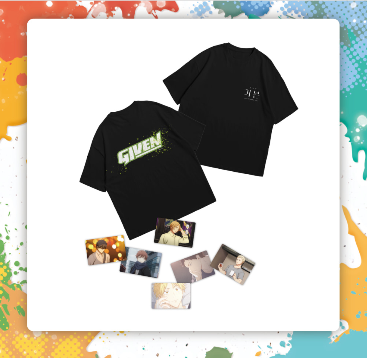 [closed][collaboration cafe] Given : T-shirts Set