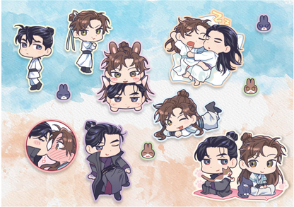 [collaboration cafe] Frenemies: Thicker Than Blood : Removable Sticker Pack 12P