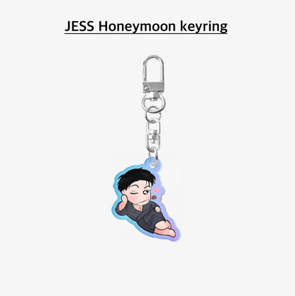 GOLDENPAIR : HONEYMOON Acrylic Keyring, 2 designs