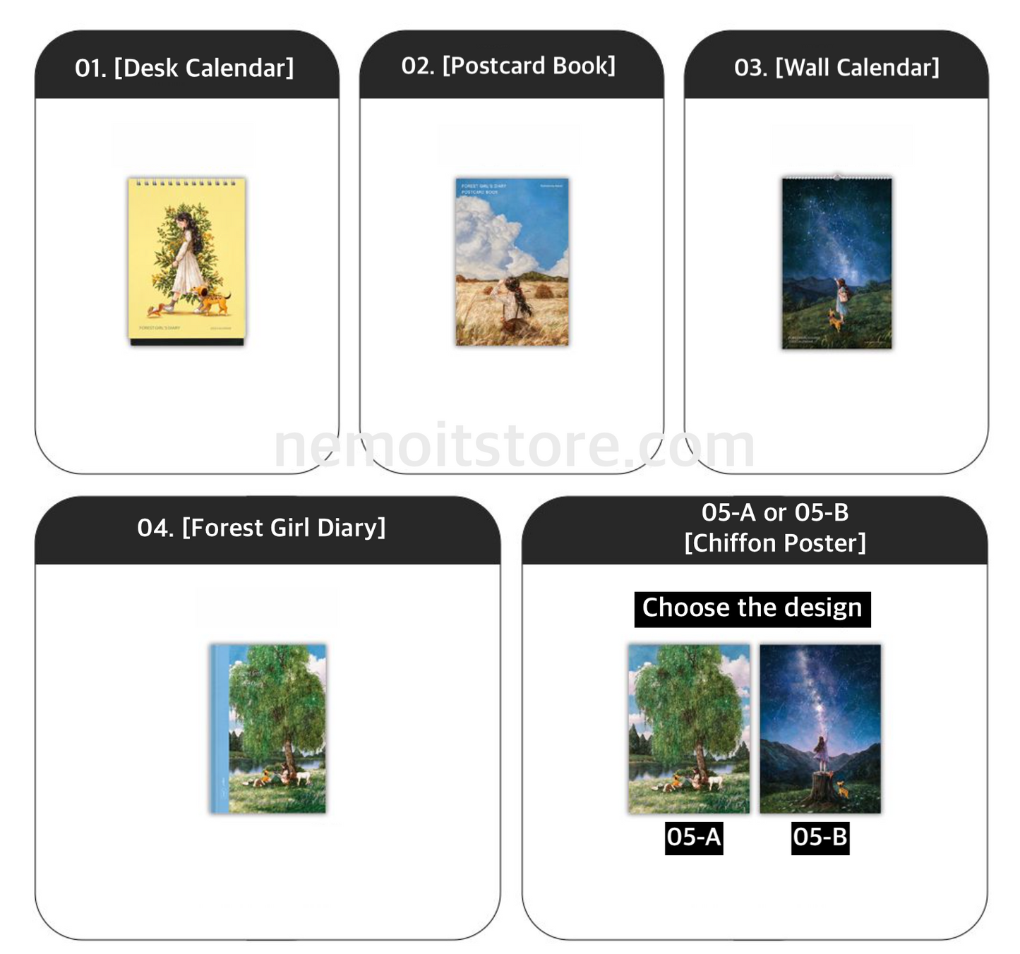 [pre-order][tumblbug] 2025 AEPPOL Forest Girl Diary : Planner and Calendar