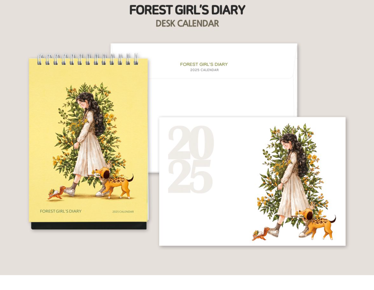 [pre-order][tumblbug] 2025 AEPPOL Forest Girl Diary : Planner and Calendar