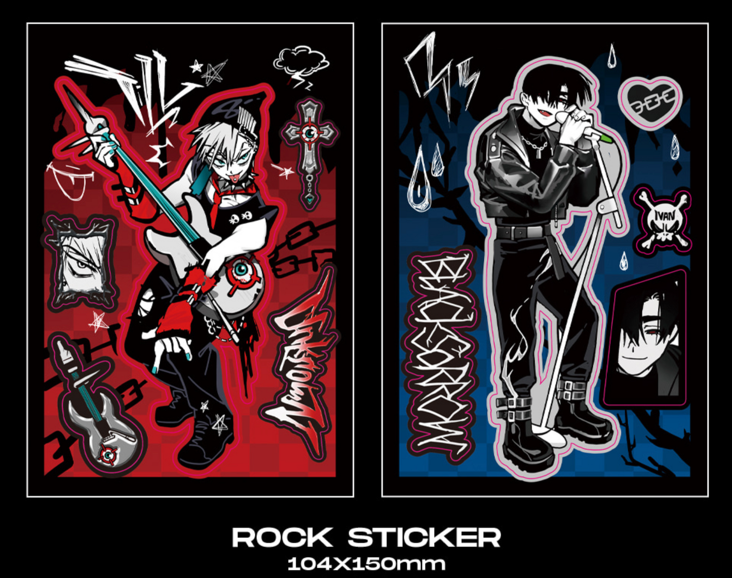 [pre-order] Alien Stage 2nd Anniversary POP-UP STORE : IVAN & TILL Rock Sticker by VIVINOS