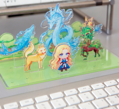 The Golden-Haired Summoner Acrylic Diorama