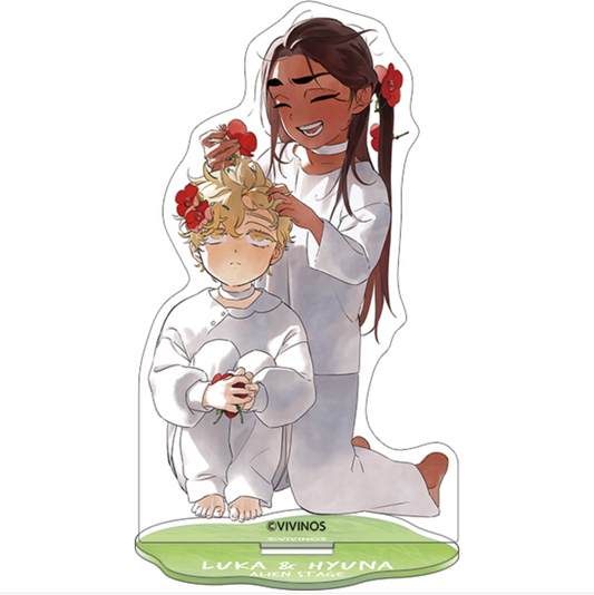 [pre-order][ALIEN STAGE TOP 6 FAIR] ALIEN STAGE : ANAKT GARDEN Acrylic Stand : HYUNA&LUKA