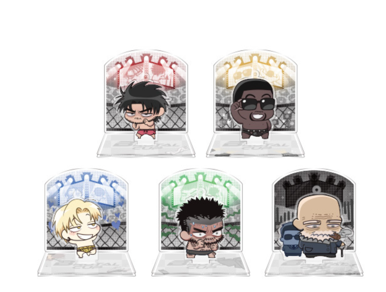 [collaboration cafe] BAKJJINDEUK × VIPER : [Indomitable Champion] Mini SD Acrylic Diorama with dog tag