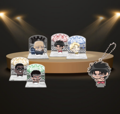 [collaboration cafe] BAKJJINDEUK × VIPER : [Indomitable Champion] Mini SD Acrylic Diorama with dog tag