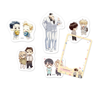 [collaboration cafe] The Dangerous Convenience Store : Seal Stcker Set