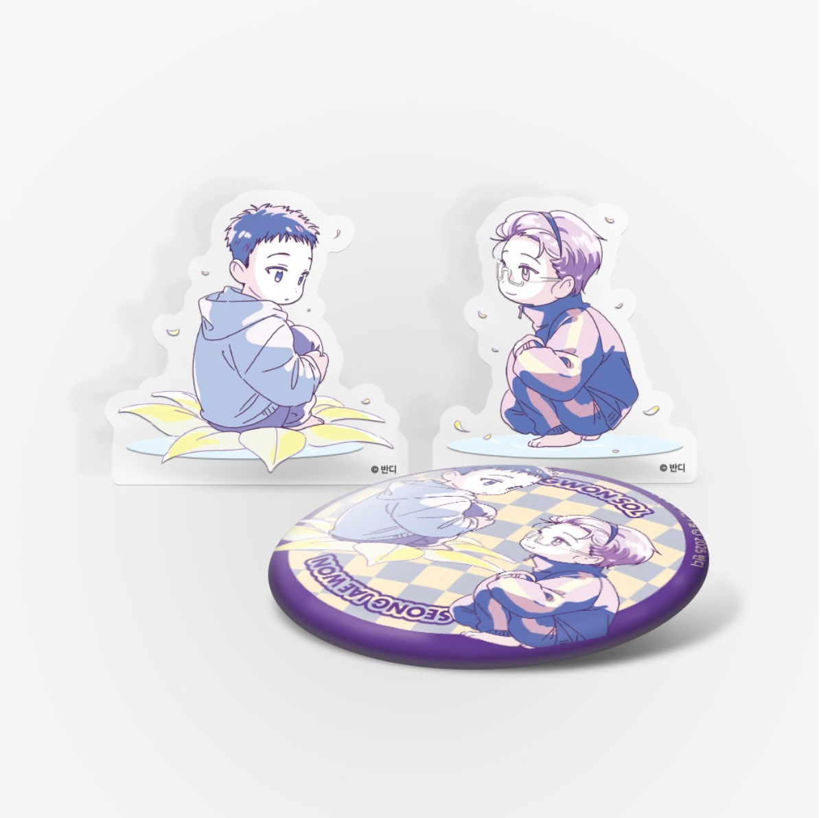 [MINI TOWN] 7 Days For You : Acrylic Block, Can Badge