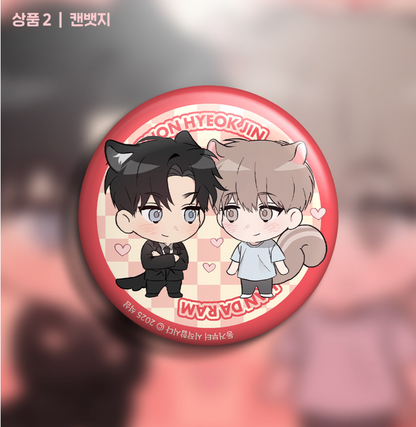 [pre-order][MINI TOWN] Living Together Comes First : Acrylic Block, Can Badge