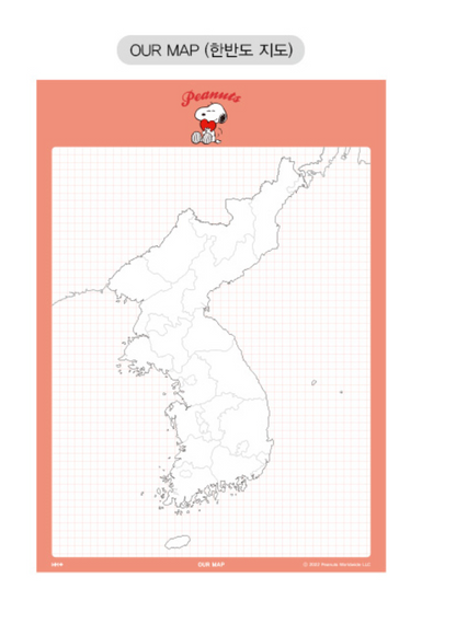 Peanuts B5 Notes Memo pad 8 Types