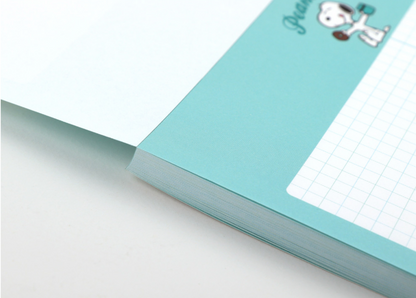 Peanuts B5 Notes Memo pad 8 Types