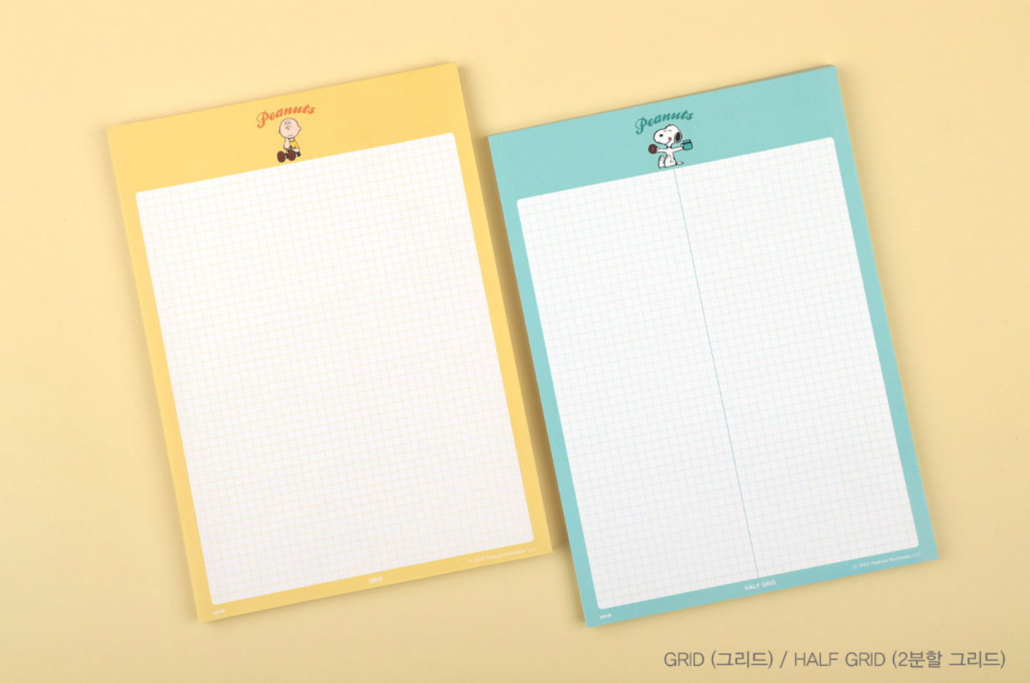 Peanuts B5 Notes Memo pad 8 Types