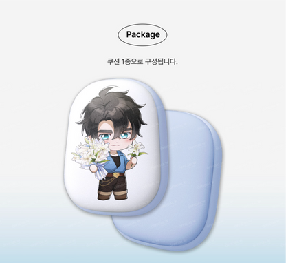 The Flower That Swallowed The Beast : [Keibrandt] Bordered cushion