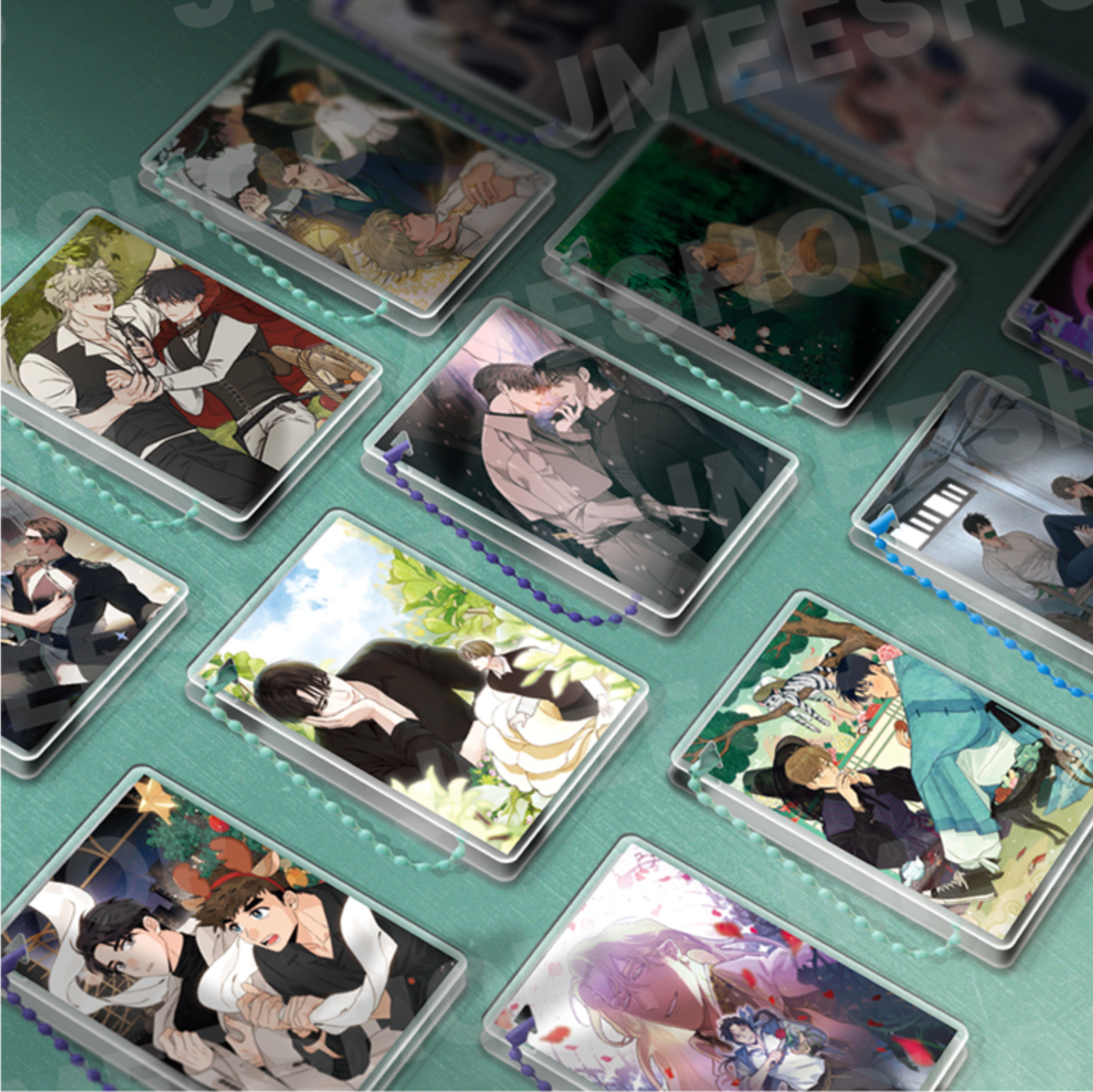 [BOMTOON POP-UP][10th Anni. Home Party][MERCHEN] Merchen Block keyring