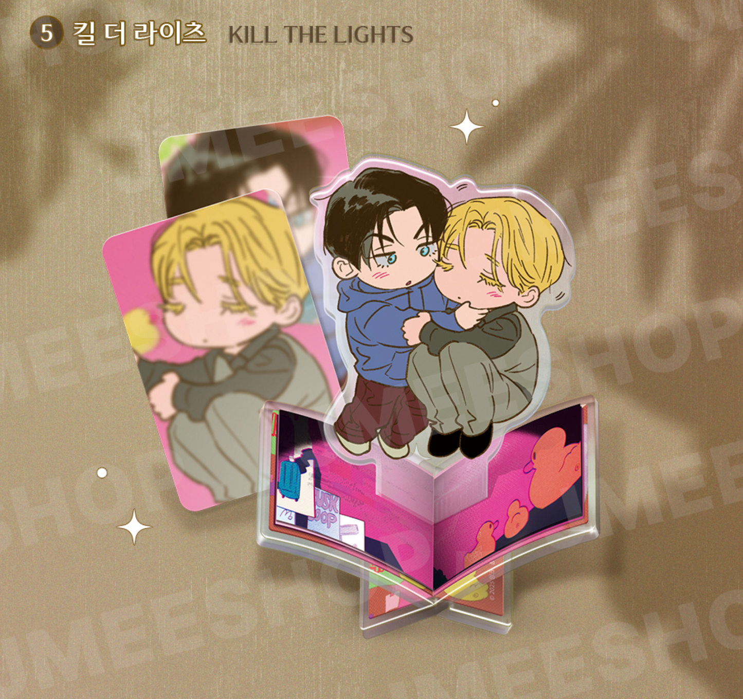 [BOMTOON POP-UP][10th Anni. Home Party][MERCHEN] Mini Pop-up Book Acrylic Stand