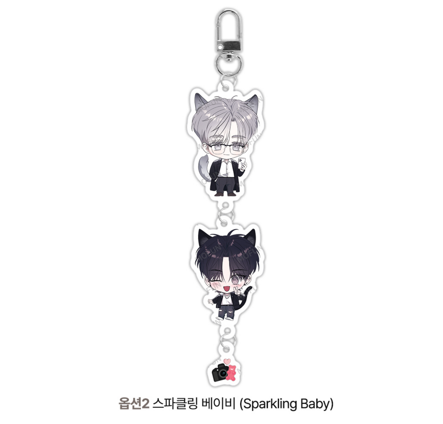 [collaboration cafe] Author Zec(Lover Boy, Sparkling Baby) : Acrylic Keyring
