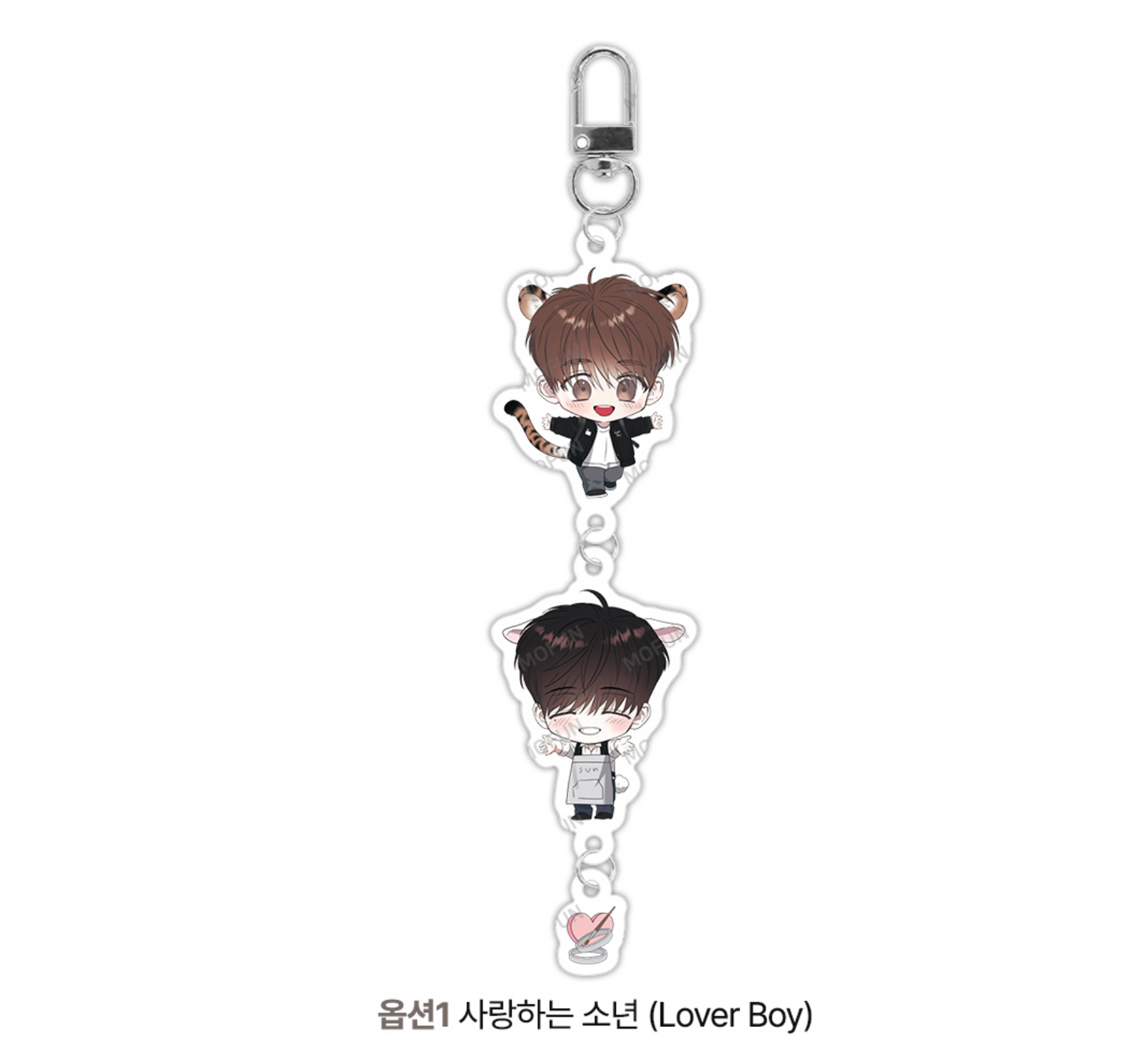 [collaboration cafe] Author Zec(Lover Boy, Sparkling Baby) : Acrylic Keyring