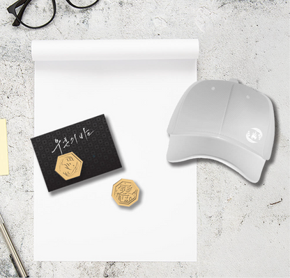 [Be On Cafe] Night of Muheun : Association Logo Cap & Metal Badge