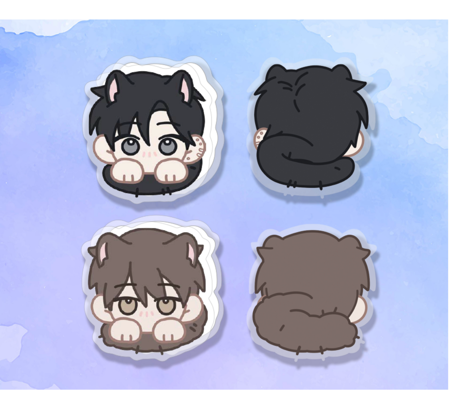 [Be On Cafe] Night of Muheun : Acrylic clip 2p Set