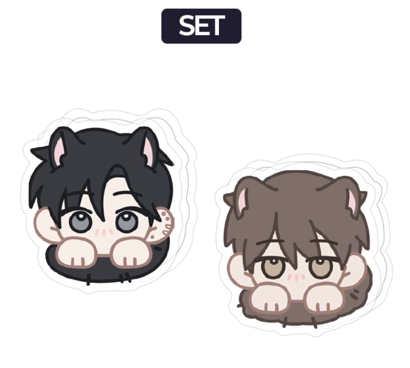 [Be On Cafe] Night of Muheun : Acrylic clip 2p Set