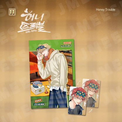 [BOMTOON POP-UP][10th Anni. Home Party][BOM SWEET HOME] Lenticular Card & Postcard Set