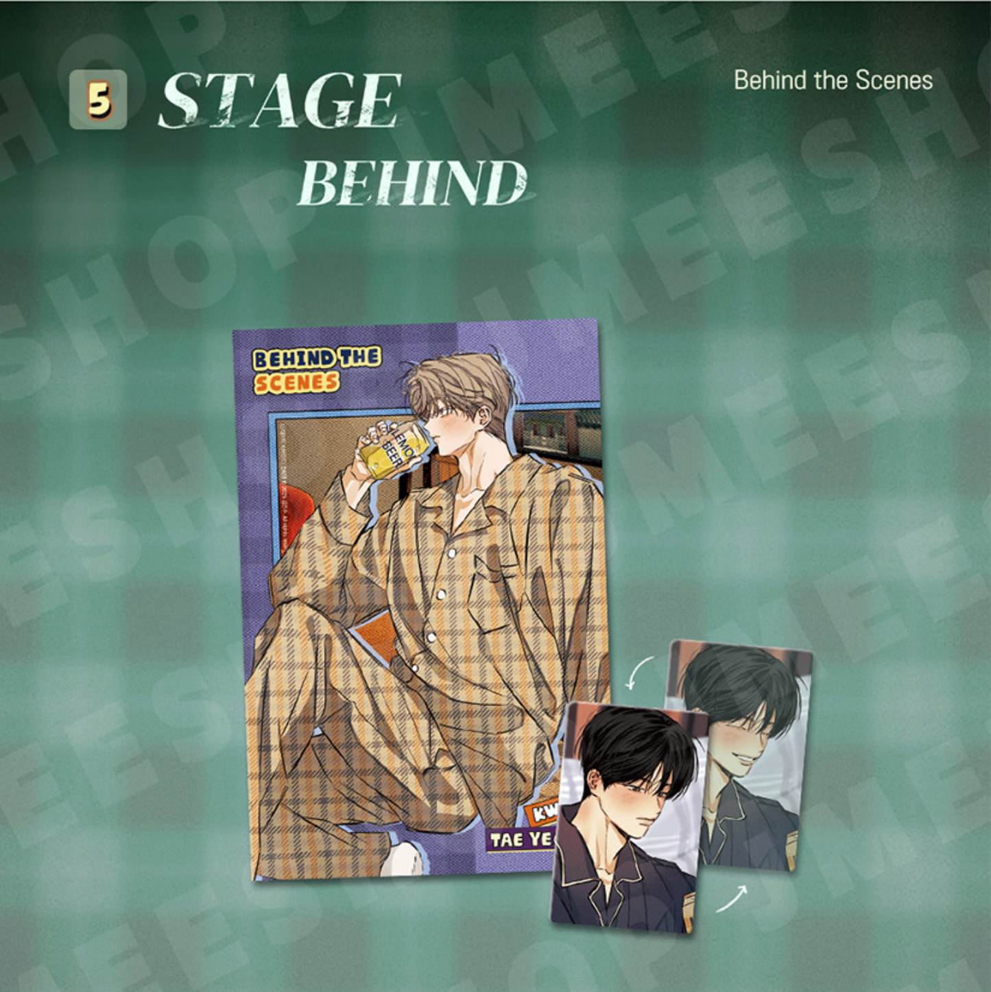 [BOMTOON POP-UP][10th Anni. Home Party][BOM SWEET HOME] Lenticular Card & Postcard Set