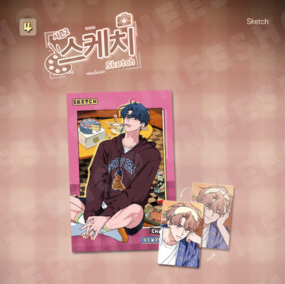 [BOMTOON POP-UP][10th Anni. Home Party][BOM SWEET HOME] Lenticular Card & Postcard Set