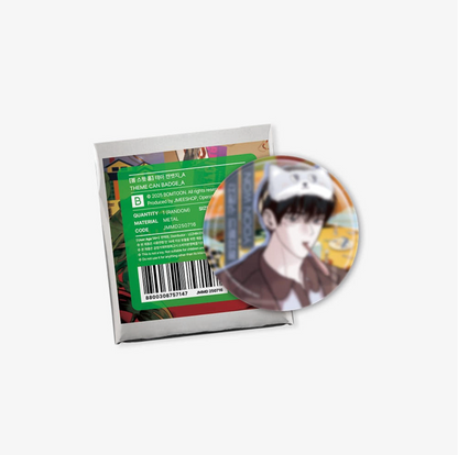 [BOMTOON POP-UP][10th Anni. Home Party][BOM SWEET HOME] 10th anni. Theme Can badge A