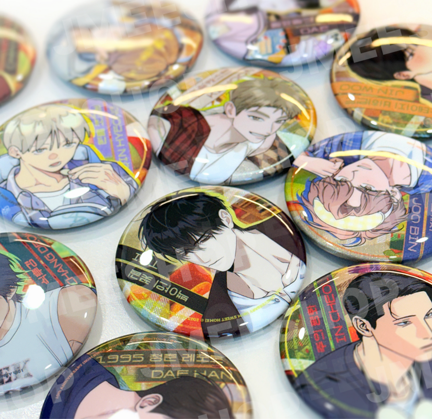 [BOMTOON POP-UP][10th Anni. Home Party][BOM SWEET HOME] 10th anni. Theme Can badge B