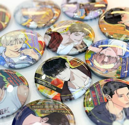 [BOMTOON POP-UP][10th Anni. Home Party][BOM SWEET HOME] 10th anni. Theme Can badge B