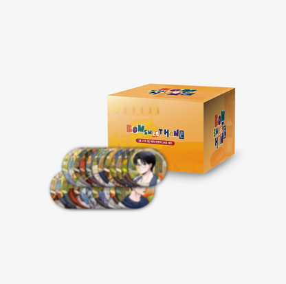 [BOMTOON POP-UP][10th Anni. Home Party][BOM sweet HOME] Theme Can Badge Complete Set