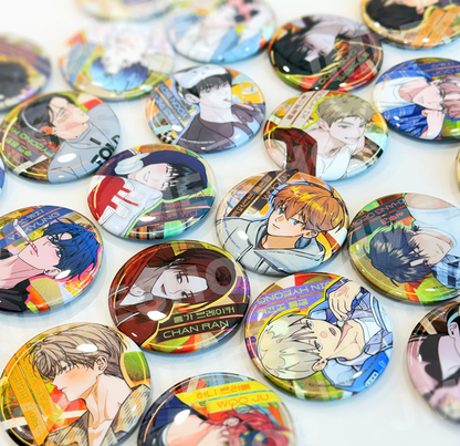 [BOMTOON POP-UP][10th Anni. Home Party][BOM sweet HOME] Theme Can Badge Complete Set