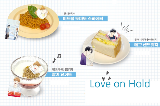 [Fantazit Cafe] Love on Hold : Food Menu Card set