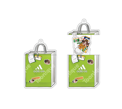 [Toonique Cafe] When Pear Blossoms Bloom : Pull-up Acrylic Keyring