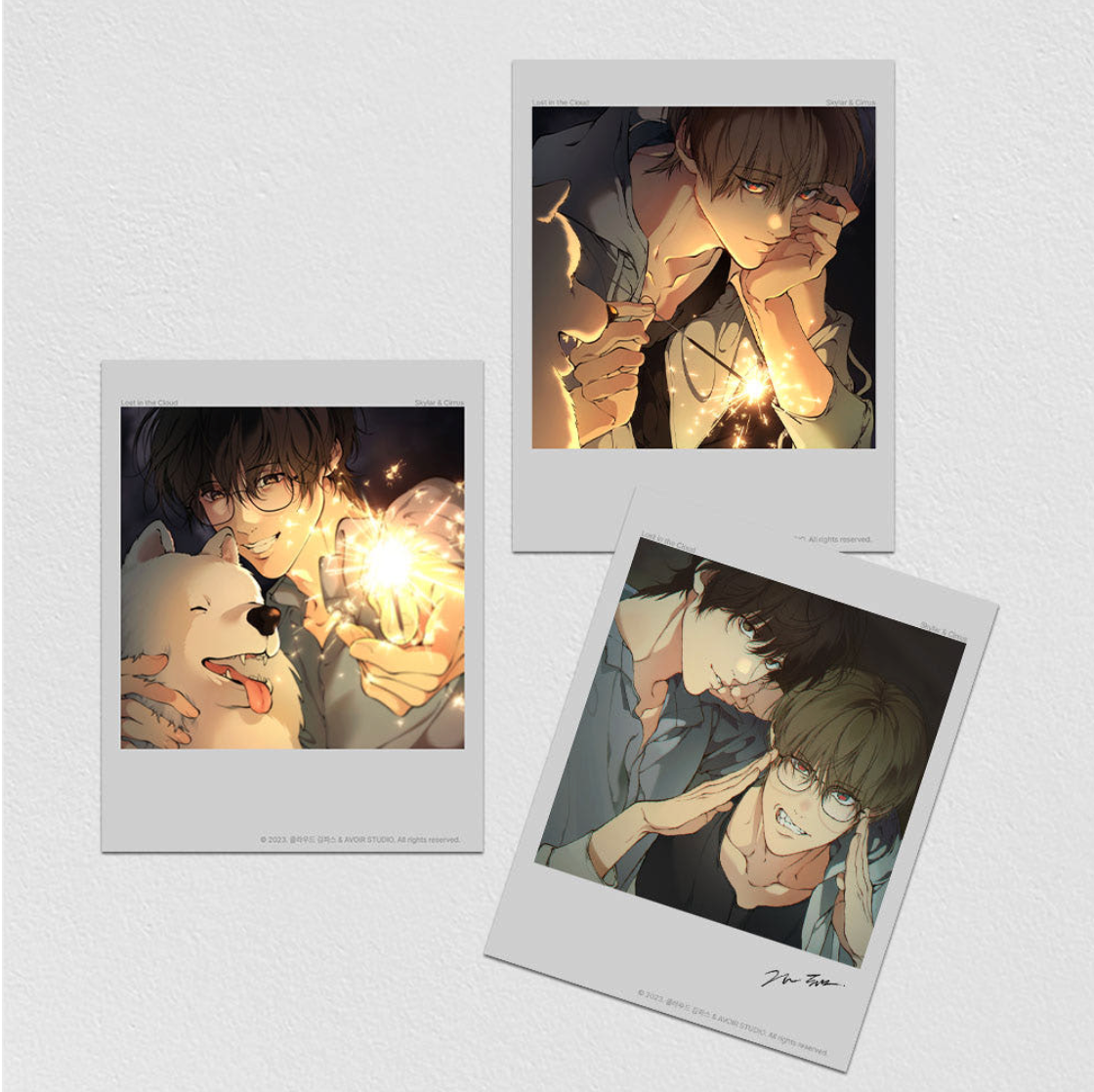 Lost in the Cloud : polaroid photo set