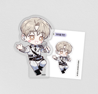 Between the Lines : Zero for Nine Mini Acrylic Block