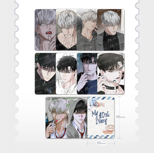 [pre-order] My Idol Diary : Mr.Blue Monthly Photo Card, My dol Diary