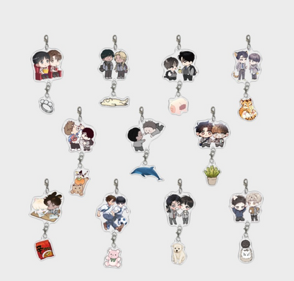 [pre-order][Fantazit Cafe] 2026 RIDI Beyond Season's Greetings : Acrylic Charm Keyring Set
