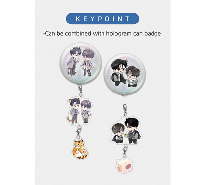 [pre-order][Fantazit Cafe] 2026 RIDI Beyond Season's Greetings : Acrylic Charm Keyring Set