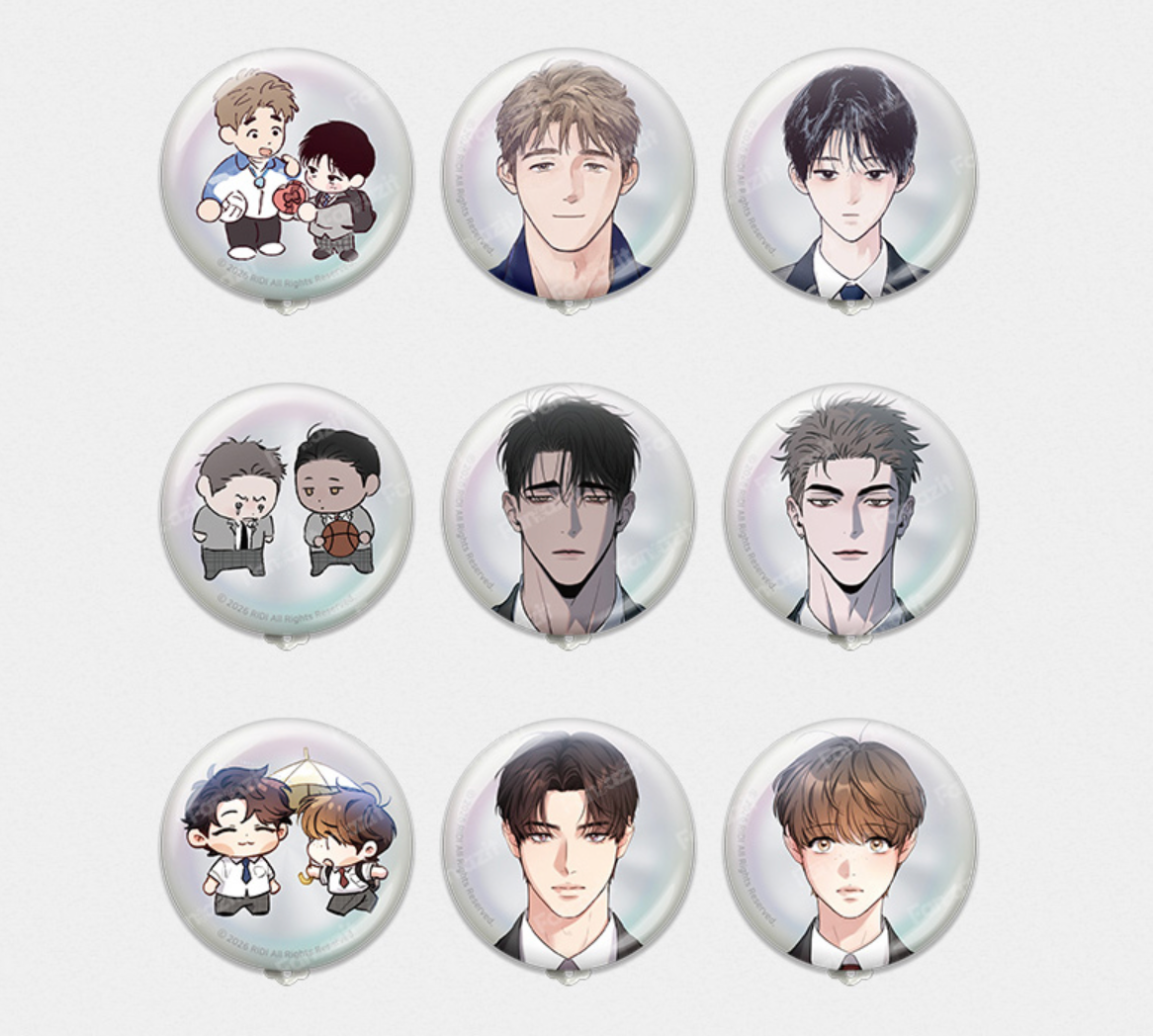 [pre-order][Fantazit Cafe] 2026 RIDI Beyond Season's Greetings : Hologram Can Badge(random)