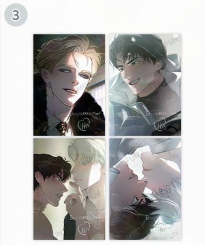 [Mofun Cafe] Codename: Anastasia : Illustration Artboard Set(4p)