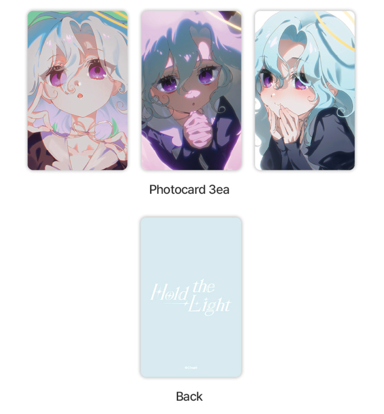 AKUGETSUxC!naH Concert [Hold the Light] : Photocard Set(2 Type)