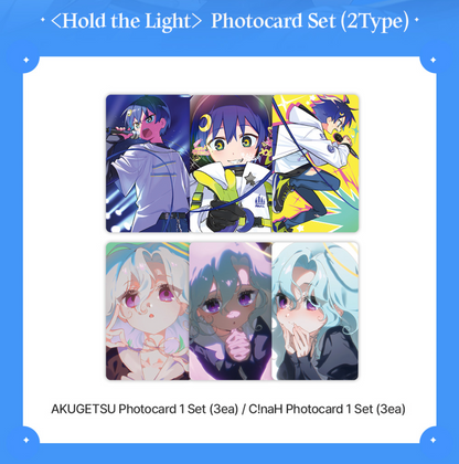 AKUGETSUxC!naH Concert [Hold the Light] : Photocard Set(2 Type)